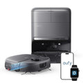 eufy C28 Robot Vacuum and Mop Combo,15,000 Pa Suction, HydroJet Always Fresh Roller Mop, Upgraded from X10 Pro, Zero-Tangle Design for Pet Hair, Auto Mop Washing&Drying, Self-Emptying&Refilling