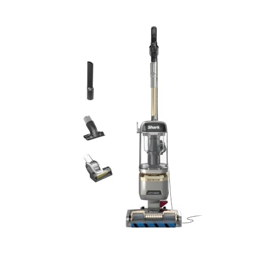 Shark | Upright Vacuum Cleaner for Home | Rotator Lift-Away | No Hair Wrap | HEPA Filter | Lightweight Bagless Vacuum for Pet Hair | LED Headlights For Carpets & Hardwood Floors | Silver | LA502