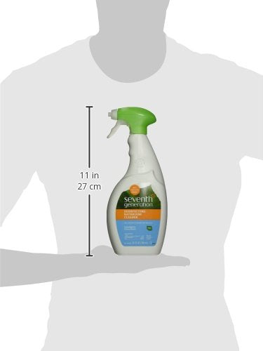 Seventh Generation Disinfecting Spray Cleaner, 26 oz. Trigger Spray Bottle, 8/Carton