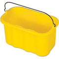 Rubbermaid Commercial Products 10 Quart Sanitizing Cleaning Caddy Supplies Organizer Yellow Housekeeping Cart Accessories for Hotel/Motel/Cleaning Cart Organization