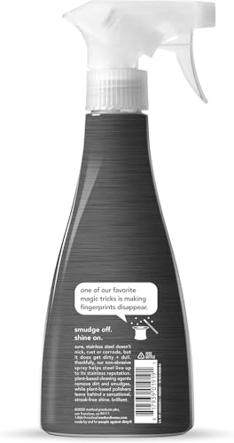 Method Stainless Steel Cleaner + Polish 14 oz Wood Polish, 14 oz. Bundle, 2 ct.