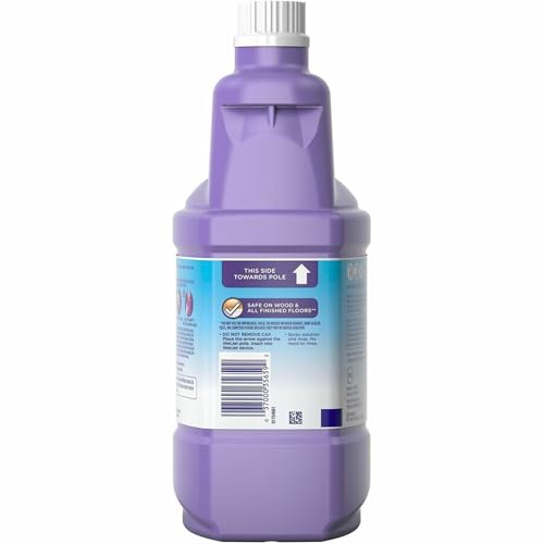 Swiffer WetJet Antibacterial Solution Refill for Floor Mopping and Cleaning, All Purpose Multi Surface Floor Cleaning Solution, Fresh Citrus Scent, 1.25 Liters