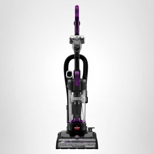 Bissell CleanView Compact Turbo Upright Vacuum with Quick Release Wand, Full Size Power, Compact Size for Apartments & Dorms, 3437F