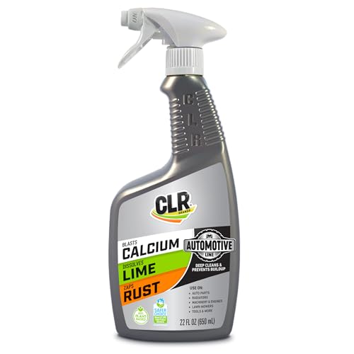 CLR Brands Automotive Calcium, Lime & Rust Remover Spray, 22 oz., Cleaning Spray for Multiple Surfaces, EPA Safer Choice Certified, Ammonia, Phosphate and Bleach Free Cleaner