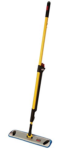 Rubbermaid Commercial 1835528 Products Pulse Microfiber Floor Cleaning System, Handle with Single-Sided Mop Frame, Yellow