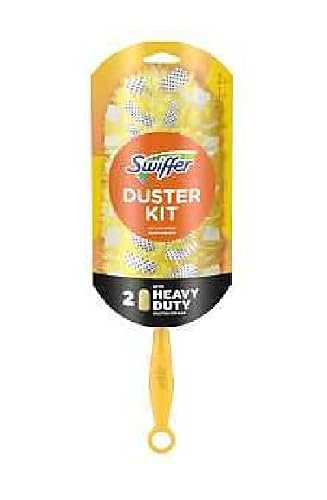 Swiffer Heavy Duty Dusters Starter Kit, 6" Handle With Two Disposable Dusters, 4 Kits/carton