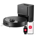 roborock Q10 S5+ Robot Vacuum and Mop, 10,000Pa Suction, Upgraded from Q8 max+, 70 Days Self-Emptying, Obstacle Avoidance, Sonic Mopping, Dual Anti-Tangle Design, Auto Mop Lifting, Black