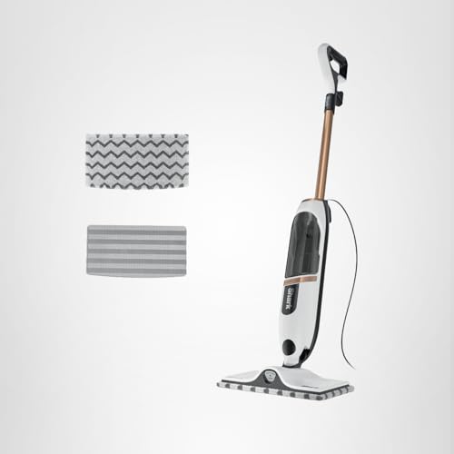 Shark SteamSpot Steam Mop with Steam Blaster Technology, 3 Steam Modes, 2 Washable Pads, XL Removable Water Tank, Lightweight, Steam Cleaner for sealed Hard Floors, Hardwood, Tile, Laminate, S2001
