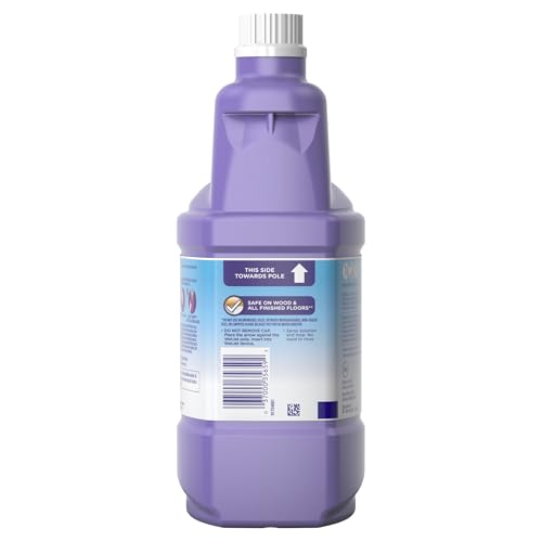 Swiffer WetJet Antibacterial Solution Refill for Floor Mopping and Cleaning, All Purpose Multi Surface Floor Cleaning Solution, Fresh Citrus Scent, 1.25 Liters