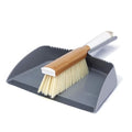 Full Circle Clean Team, Brush & Dustpan Set, White & Grey