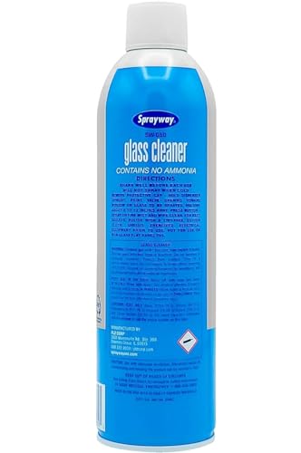 Sprayway Glass Cleaner with Foaming Spray for a Streak-Free Shine for Home and Automotive Use, 19 oz., Pack of 12