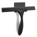 SetSail Squeegee for Shower Glass Door Stainless Steel Shower Squeegee for Glass Doors All-Purpose Window Squeegee for Tile Shower Walls, Sink, Mirror, Bathroom, Car Window Cleaning 10 Inches, Balck