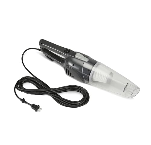 Amazon Basics 2-in-1 Corded Stick Vacuum Cleaner, Converts to Handheld, Lightweight (3.9 LBS), with Washable Filter, Crevice Tools, 0.5L Dust Cup, Self-Standing, 19.7-Ft Cord, 300W, Black