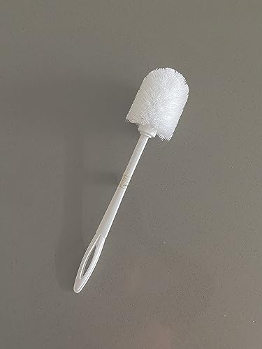 Rubbermaid Commercial Products 15" Toilet Brush, White, Toilet Bowl Brush for Bathroom, Professional/Janitorial Scrub Brush for Toilet