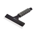 Amazon Basics All-Purpose Window Squeegee with Handle for Car Windshield, Shower, Glass, Mirror Cleaning, Silicone Rubber Blade, Streak-Free Results, Lightweight, Black, 8-inch