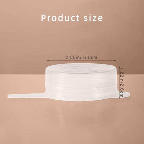 4pcs Lid Cover for Bar Keepers Friend, Transparent Silicone Cap Replacement Lid Accessories Compatible with Barkeepers Friend Cleanser 12oz & 21oz