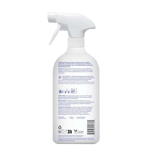 ATTITUDE All Purpose Cleaner Spray, EWG Verified, Vegan, Made with 94% Plant-Based Ingredients, Streak-Free for Kitchen, Bathroom, Glass & More, Citrus Zest Scent, 27.1 Fl Oz