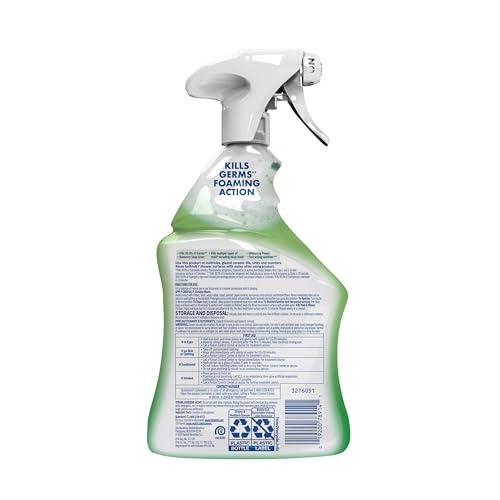 Lysol Multi-Purpose Cleaner Sanitizing and Disinfecting Spray with Bleach, All Purpose Cleaning Spray for Bathrooms and Kitchens, 32oz