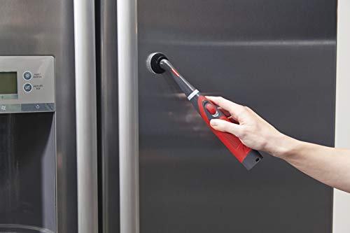Rubbermaid Reveal Power Scrubber Attachable Soft Bristle & Velcro Head with 6 Microfiber Pads for Cordless Electric Battery Powered Scrub Brush Ideal for Shoes/Sneakers/Car Trim/Tires/Furniture