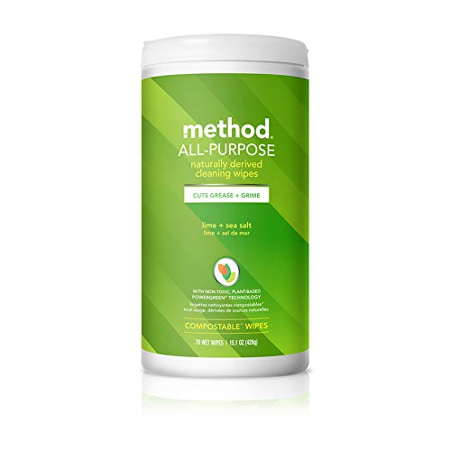 Method Lime & Sea Salt All Purpose Cleaning Wipes, 70 CT