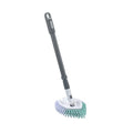 Casabella Tub & Tile Brush - Bathroom Cleaning Brush, Extendable Handle, All-Around Dual Bristles, Bristled Head, Non-Slip Grip