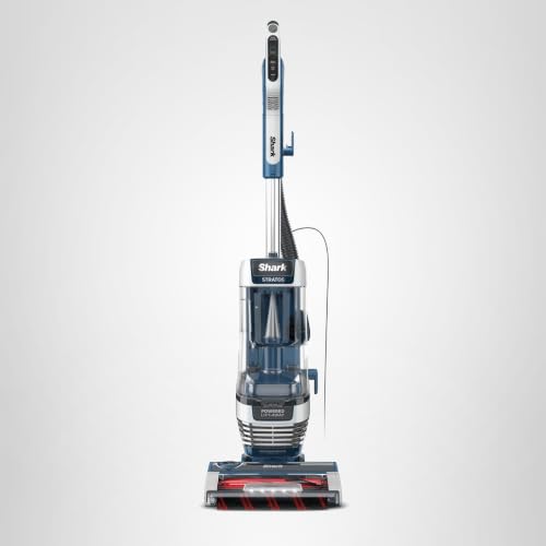 Shark AZ3002 Stratos Upright Vacuum with DuoClean PowerFins, HairPro, Powered Lift-Away, Self-Cleaning Brushroll, & Odor Neutralizer Technology, Navy (Renewed)