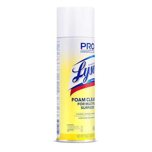 Lysol Professional Foam Cleaner for Multiple Surfaces, 24 Ounce