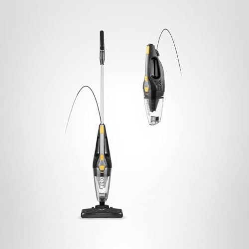Eureka Blaze Stick Vacuum Cleaner, Powerful Suction 3-in-1 Small Handheld Vac with Filter for Hard Floor Lightweight Upright Home Pet Hair, Dark Black