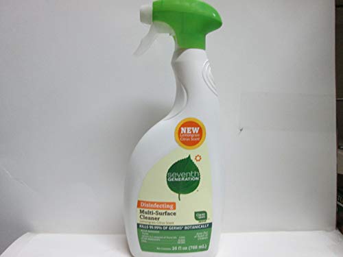 Seventh Generation Multi Surface Disinfectant Cleaner, 26 Ounce (case of 8)