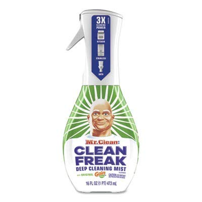 Mr. Clean Freak Deep Cleaning Mist Multi-Surface Spray with Gain Original Bundle, 1 Starter + 1 Refill