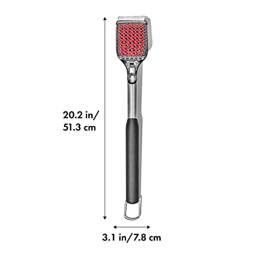 OXO Outdoor Coiled Grill Brush with Replaceable Head