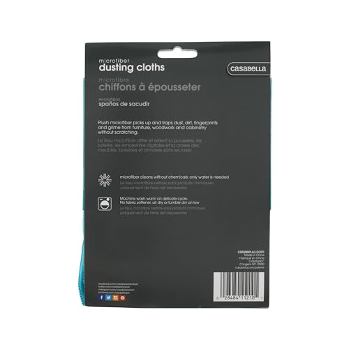 Casabella, Cloth Microfiber Dusting Blue