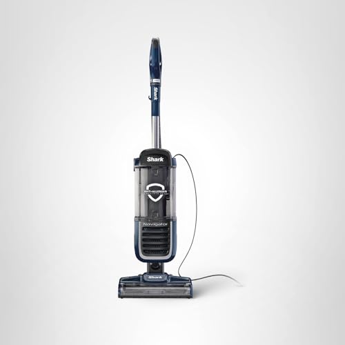 Shark NV151 Navigator Swivel Pro Complete Upright Vacuum with HEPA Filtration, Swivel Steering, Pet Power Brush, Crevice Tool & Upholstery Tool, for Pet Hair & Multi-Surface Cleaning, Navy
