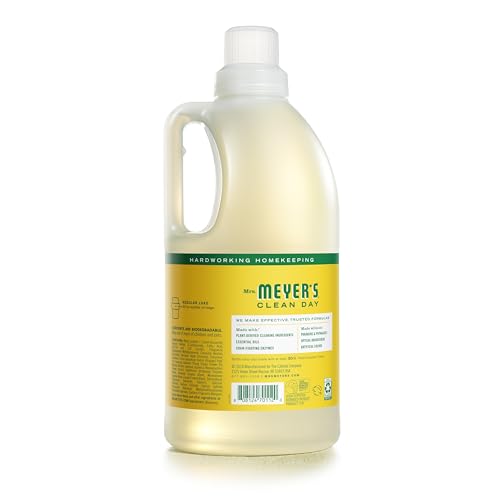 MRS. MEYER'S CLEAN DAY Laundry Detergent, Honeysuckle, 64 Fluid Ounce
