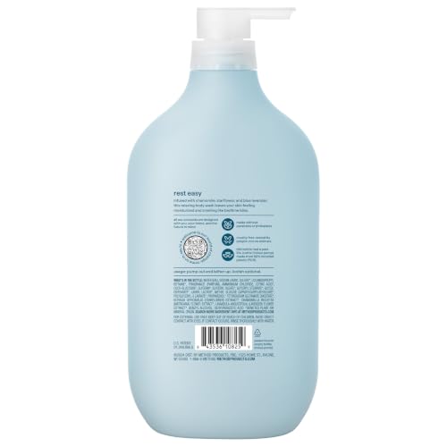 method Body Wash, Wind Down - Leaves Skin Feeling Soft & Moisturized, Made Without Parabens, Notes of Chamomile, Starflower & Blue Lavender, 28 Fl Oz