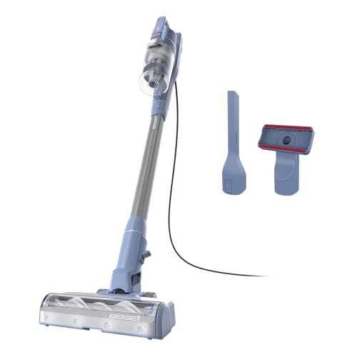 Bissell PowerClean Corded Stick Vacuum, Tangle-Free Brush Roll, Self-Standing, Bright Headlights, HEPA Filtration, Crevice & Upholstery Tools Included, 4214K