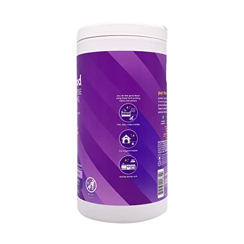 Method All-Purpose Cleaning Wipes, French Lavender, Multi-Surface, Compostable, 70 Count (Pack of 1)