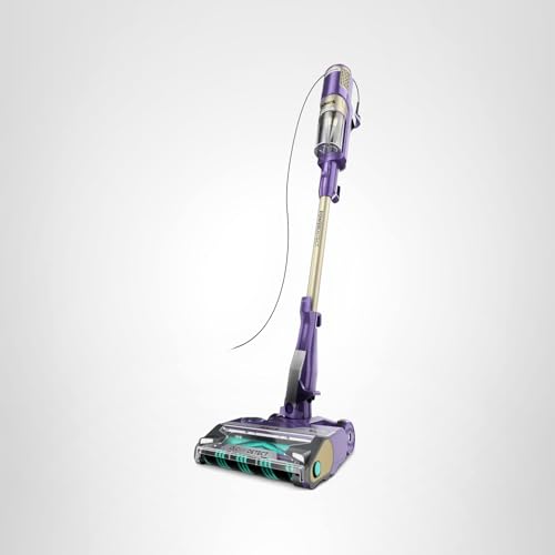 Shark POWERDETECT Ultra-Light Corded Stick Vacuum with DuoClean Technology, Self-Cleaning Brushroll for No Hair Wrap, Anti-Allergen Complete Seal & Odor Neutralizer Technology, Eggplant, HZ4002