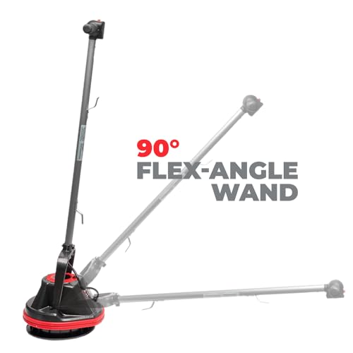 XtremepowerUS 10" Heavy Duty Commercial Pad Polisher Orbiter Hard Floor Buff Cleaner Machine, Wide Cleaning Path Floor Cleaning, 39ft Cord
