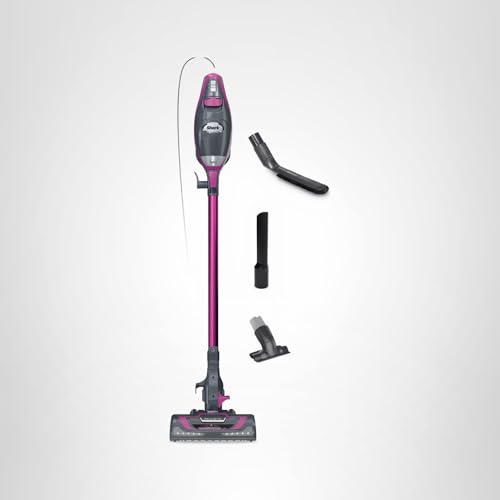Shark HV371 Rocket Pro DLX Corded Stick, Removable Hand Vacuum, Advanced Swivel Steering, XL Cup, Crevice Tool, Upholstery Tool & Anti-Allergen Dust Brush, Fuchsia, Capacity
