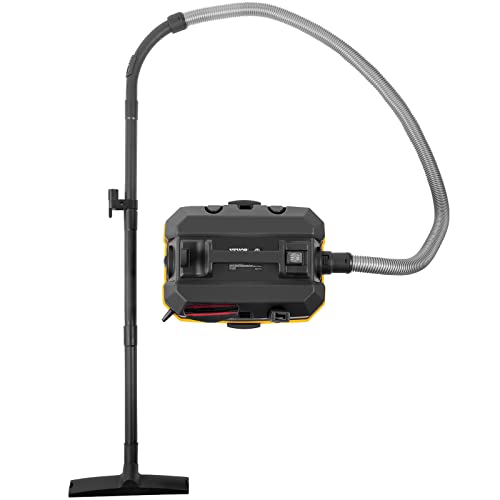 VEVOR Shop Vac Wet and Dry Vacuum Cleaner 4 Gallon 5 Peak HP - Powerful Suction with Blower Function & Attachments 3-in-1 Crevice Nozzle - Perfect for Car Carpet Debris Pet Hair Black/Yellow