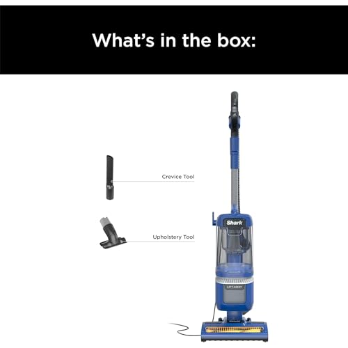 Shark Navigator ADV Upright Vacuum Cleaner with Self Cleaning Brushroll, Powerful Pet Hair Pickup, Filter, Lift Away Design, Cobalt Blue (Renewed)
