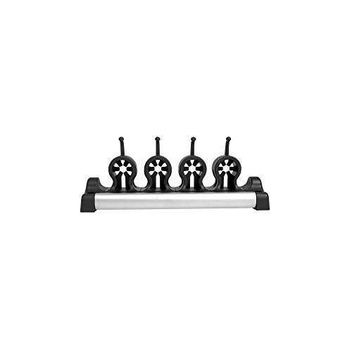 Casabella Grook 13.5" Wall-Mount Broom and Mop Holder, Medium