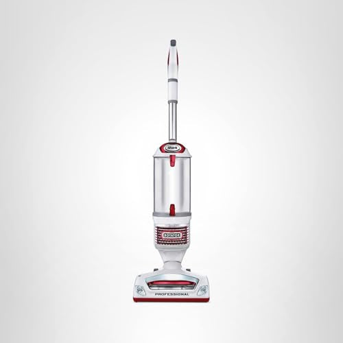 Shark Upright Vacuum Cleaner | Rotator Lift-Away | Pet Hair, Carpet & Hard Floor Cleaning | Dusting Brush, Upholstery & Crevice Tools | HEPA Filter | Swivel Steering | Headlights | White/Red | NV501