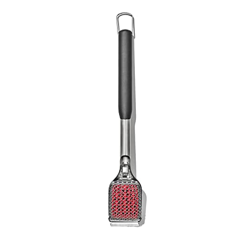 OXO Outdoor Coiled Grill Brush with Replaceable Head