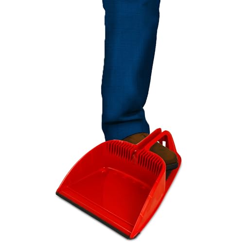 Libman 2125 Step-On Dust Pan with Molded Cleaning Teeth