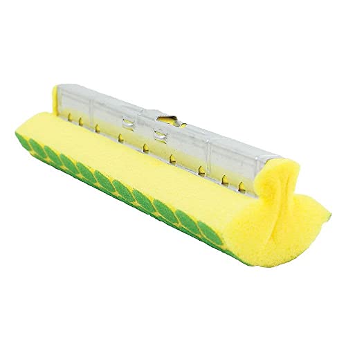 Libman Nitty Gritty Roller Mop Refills | Scrub Mop | Wet Mop | Mops for Floor Cleaning | Sponge Mop | Self Wringing Wood Floor Mop | | 6 Replacement Mop Heads Included