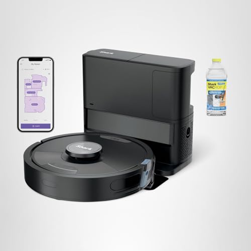 Shark Matrix Plus Robot Vacuum and Mop, Sonic Mopping, Home Mapping, Clean Edge, for Pet Hair, for Carpets and Hard Floor, UR2650WS