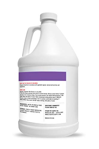 Stuart Pet Supply Co. Professional Strength Deep Clean (Gal.) 3X Carpet Cleaner Solution & Deodorizer, Concentrated Encapsulating Carpet Shampoo, Pet Odor & Dirty Carpet Cleaning Solution 128 fl oz.