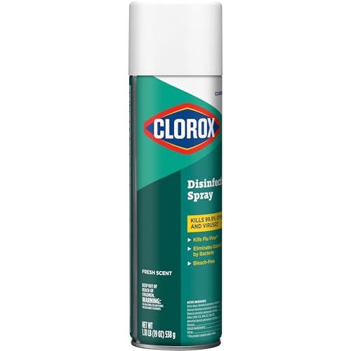 CloroxPro Disinfecting Spray, Fresh Scent, 19 Ounces, Pack of 12 (Packaging May Vary)